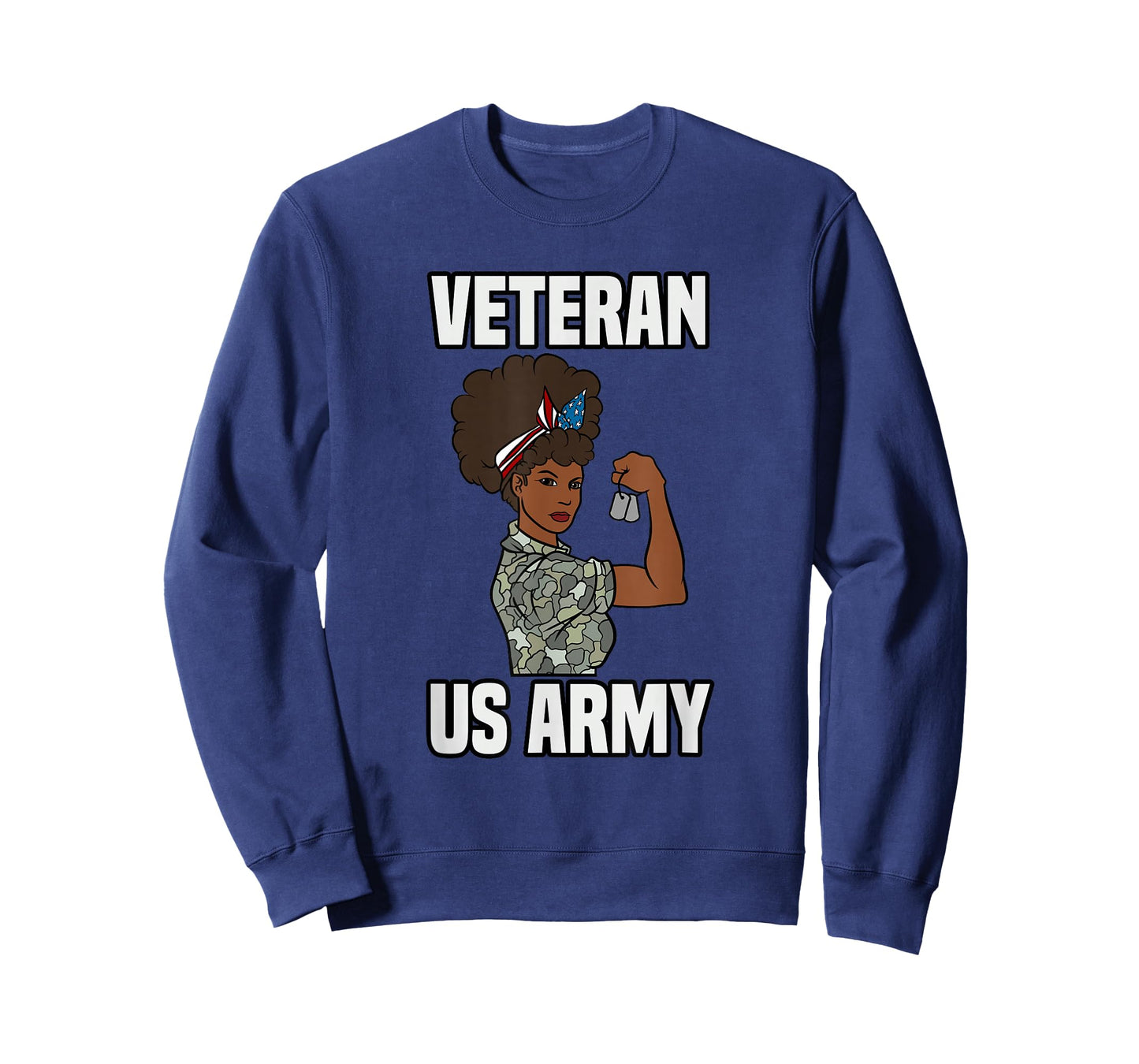 Female Melanin Veteran of The US Army Soldier Veterans Day T-Shirt