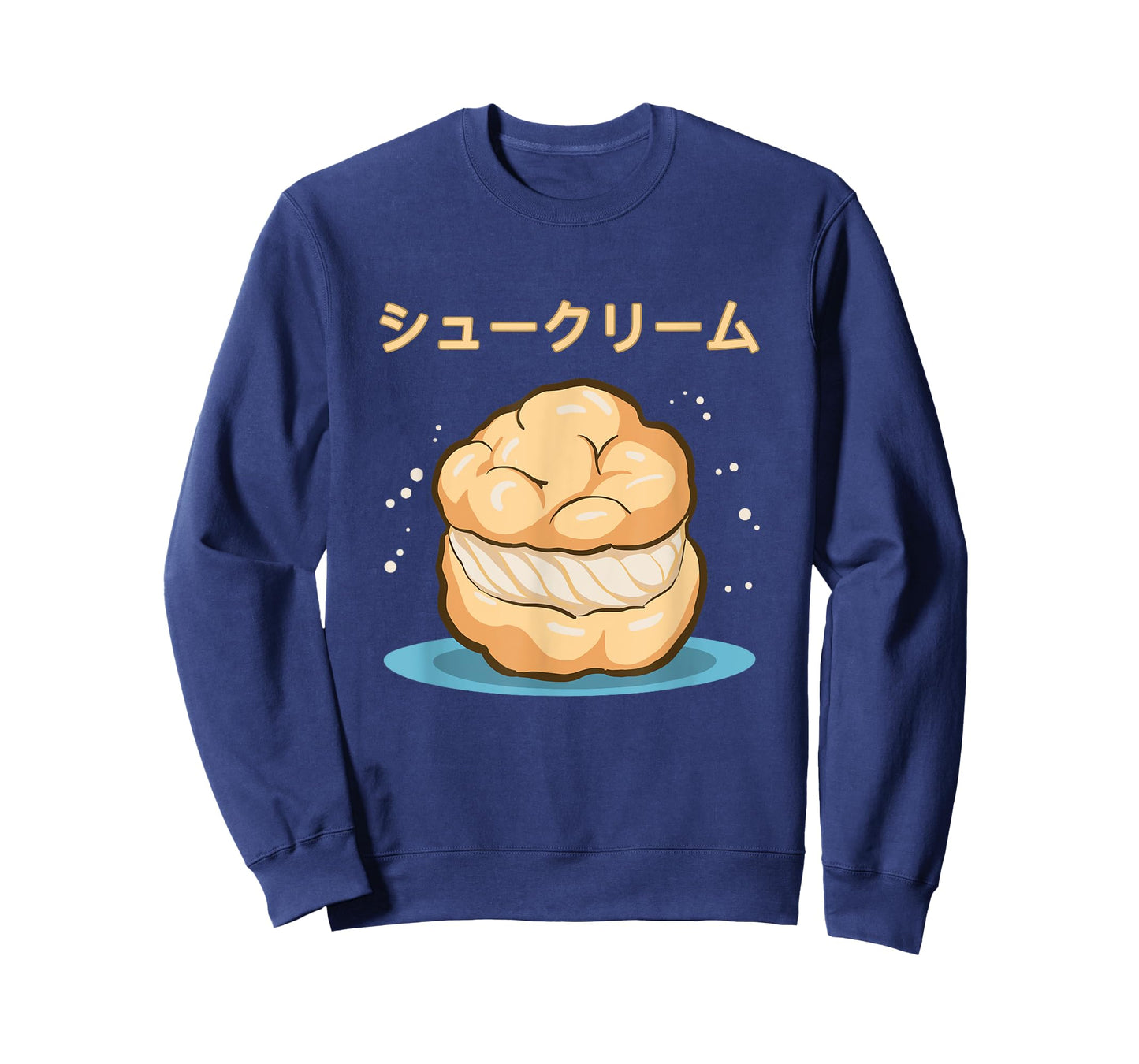 Cartoon Cream Puff Sweet Cup Cake Japanese Retro 90s Anime T-Shirt