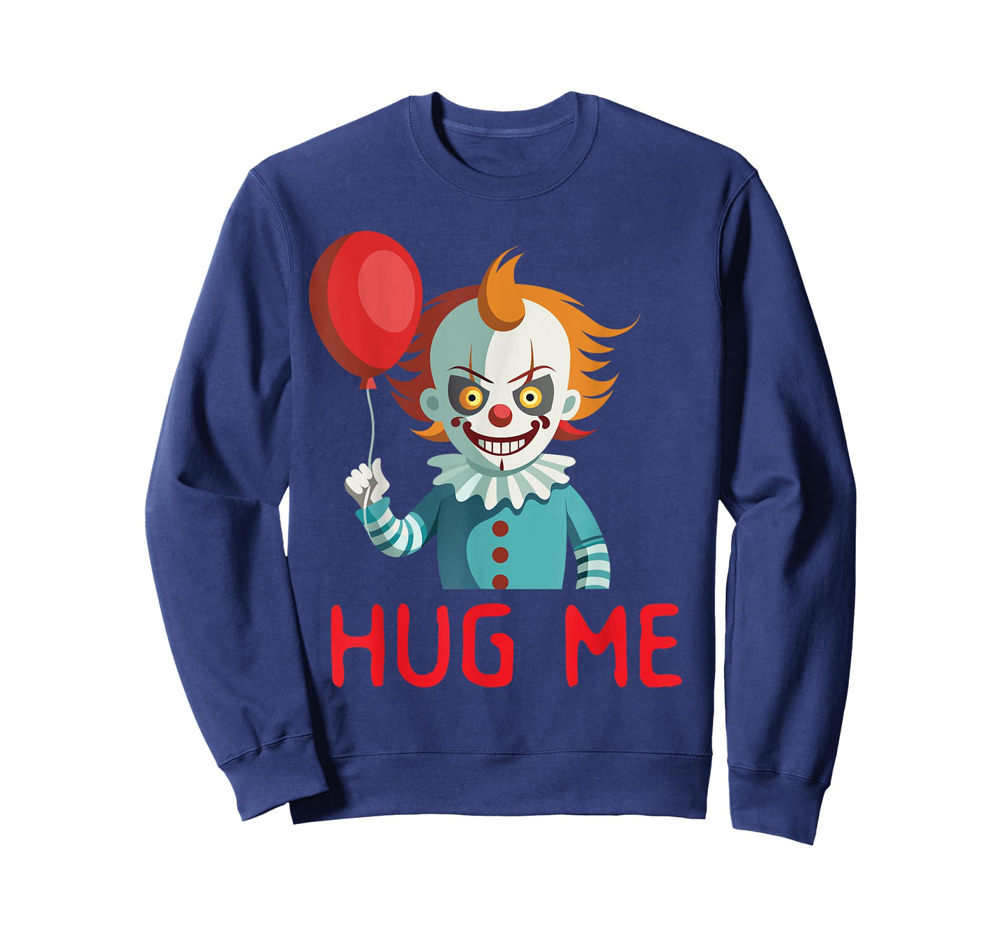 Horror Clown Tee Creepy Halloween Costume Scary Hug Me Clown T-Shirt