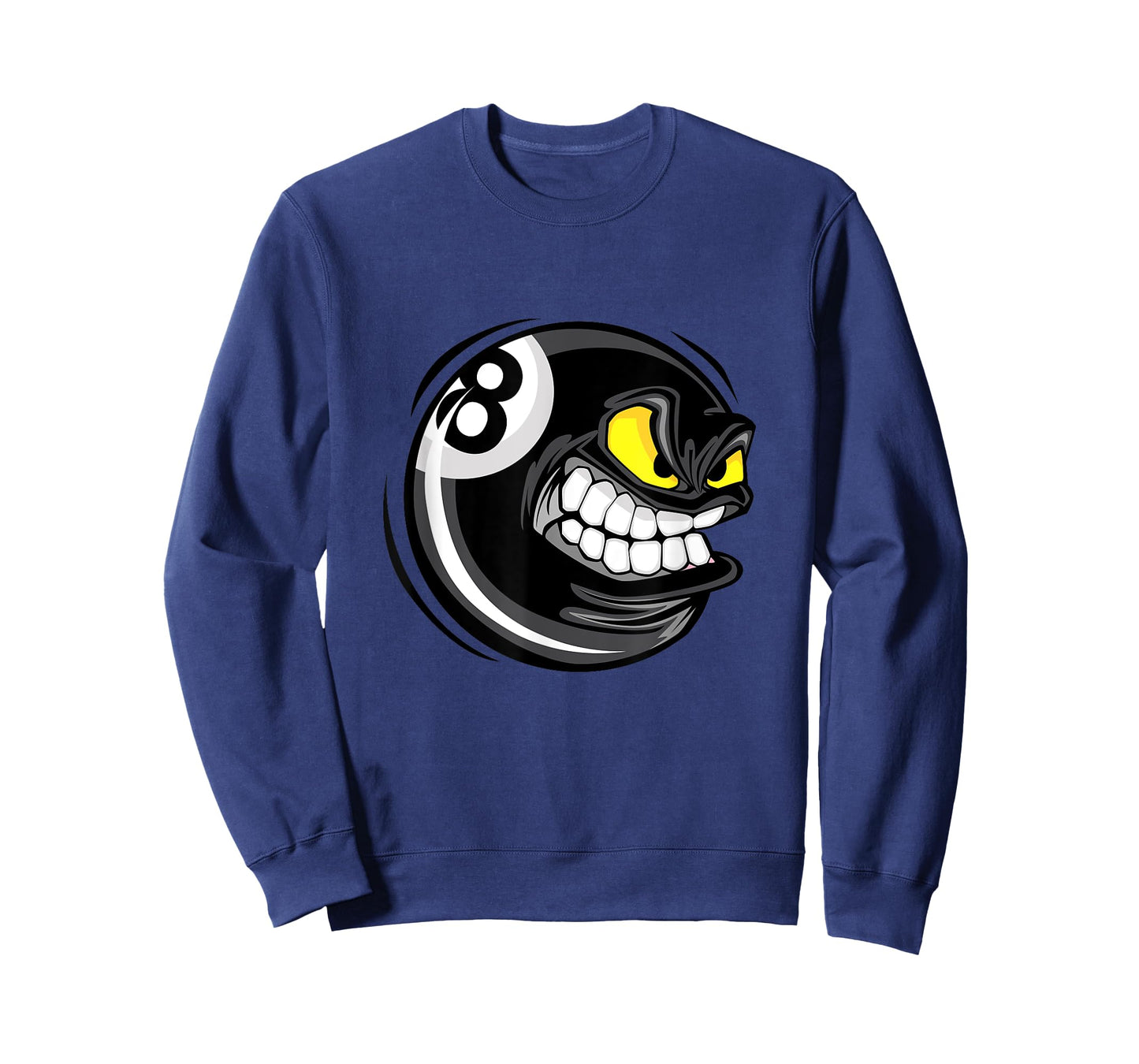Enjoy Cool Pool Billiards Angry 8 Ball Graphic Designs T-Shirt