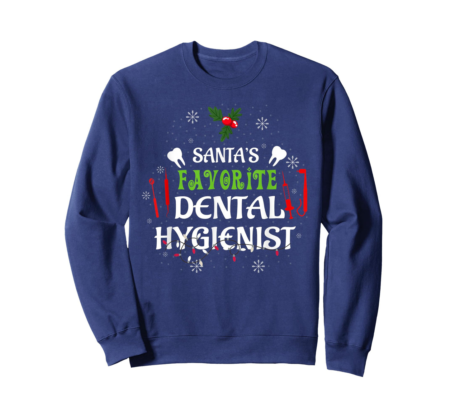 Santa's Favorite Dental Hygienist Christmas T-Shirt