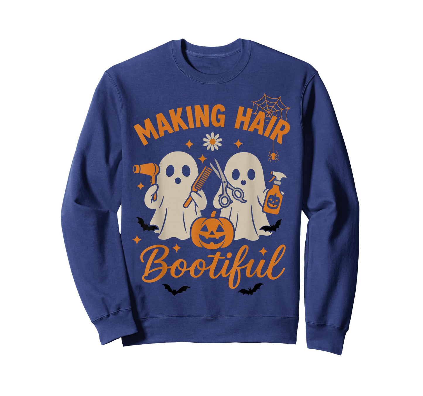 Making Hair Bootiful Funny Scary Ghost Hairdresser Halloween T-Shirt