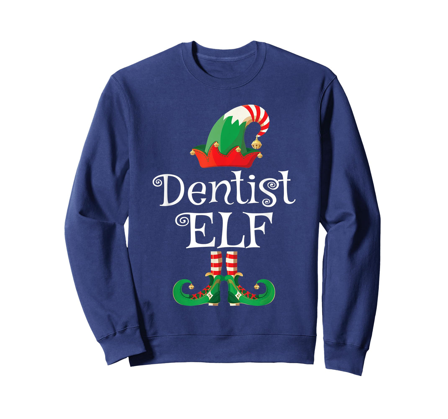 Dentist Elf Shirt Gift Funny Costume Matching Elf Christmas T-Shirt