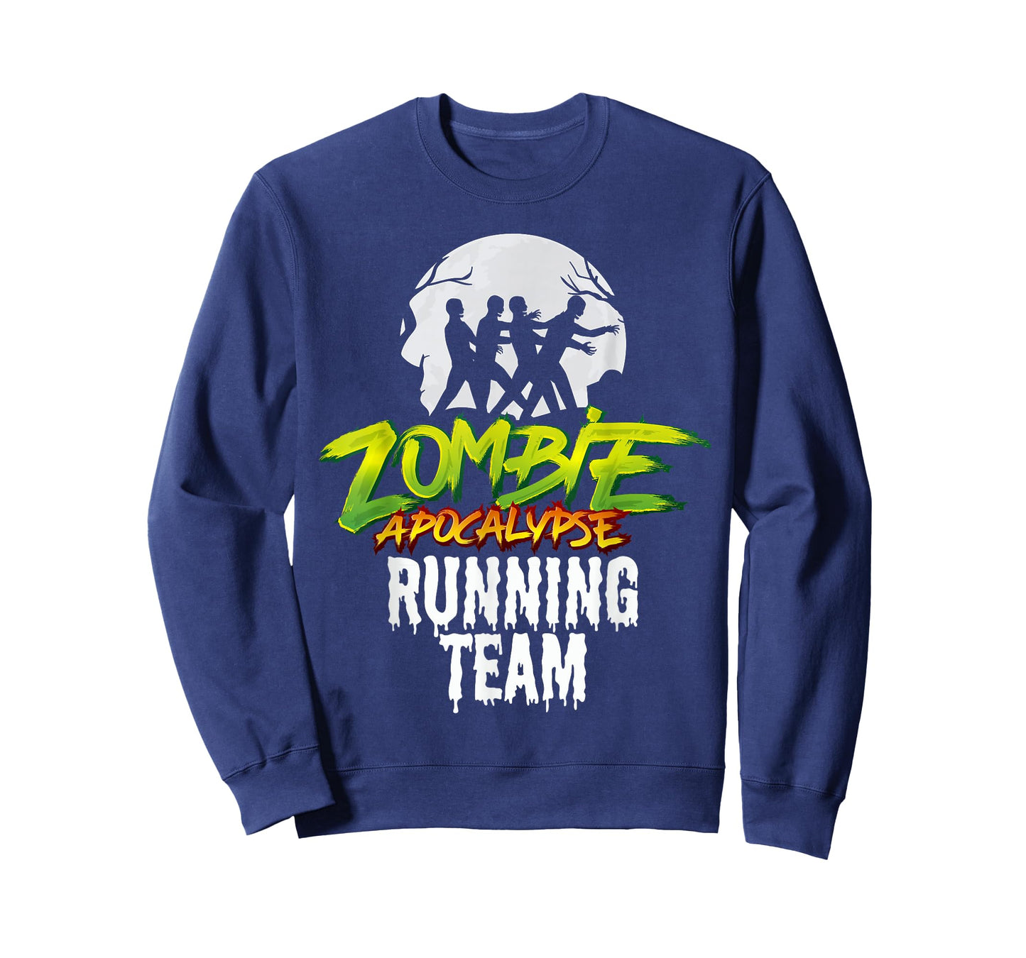Zombie Apocalypse Running Team - Funny Halloween Runner T-Shirt