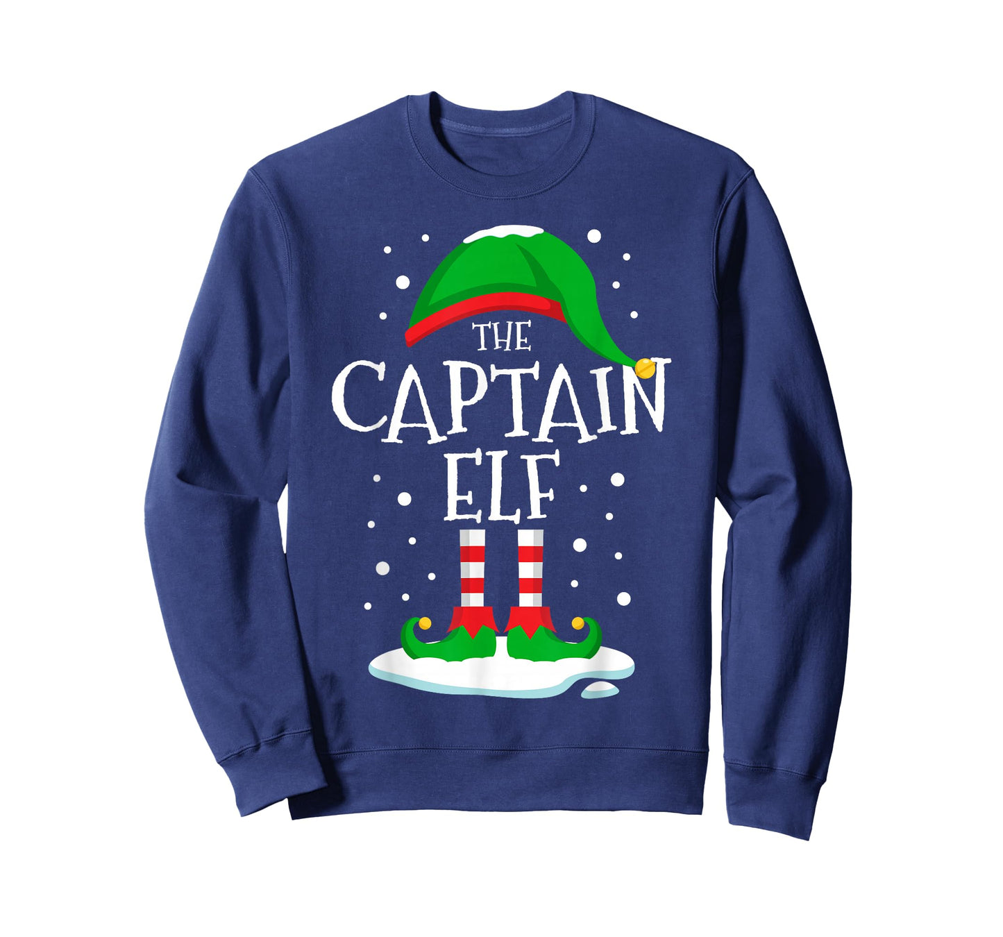 The Captain Elf Christmas Family Matching Xmas Group Funny T-Shirt
