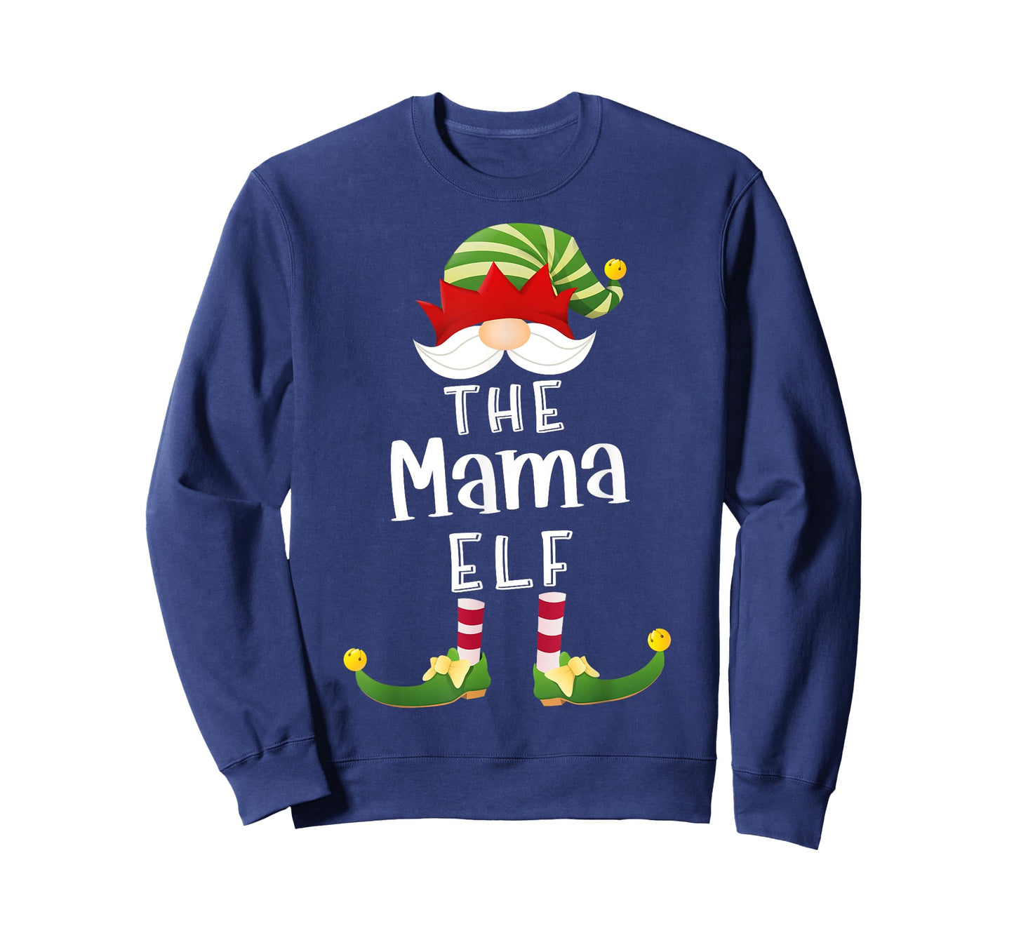Mama Elf Group Christmas Funny Pajama Party T-Shirt