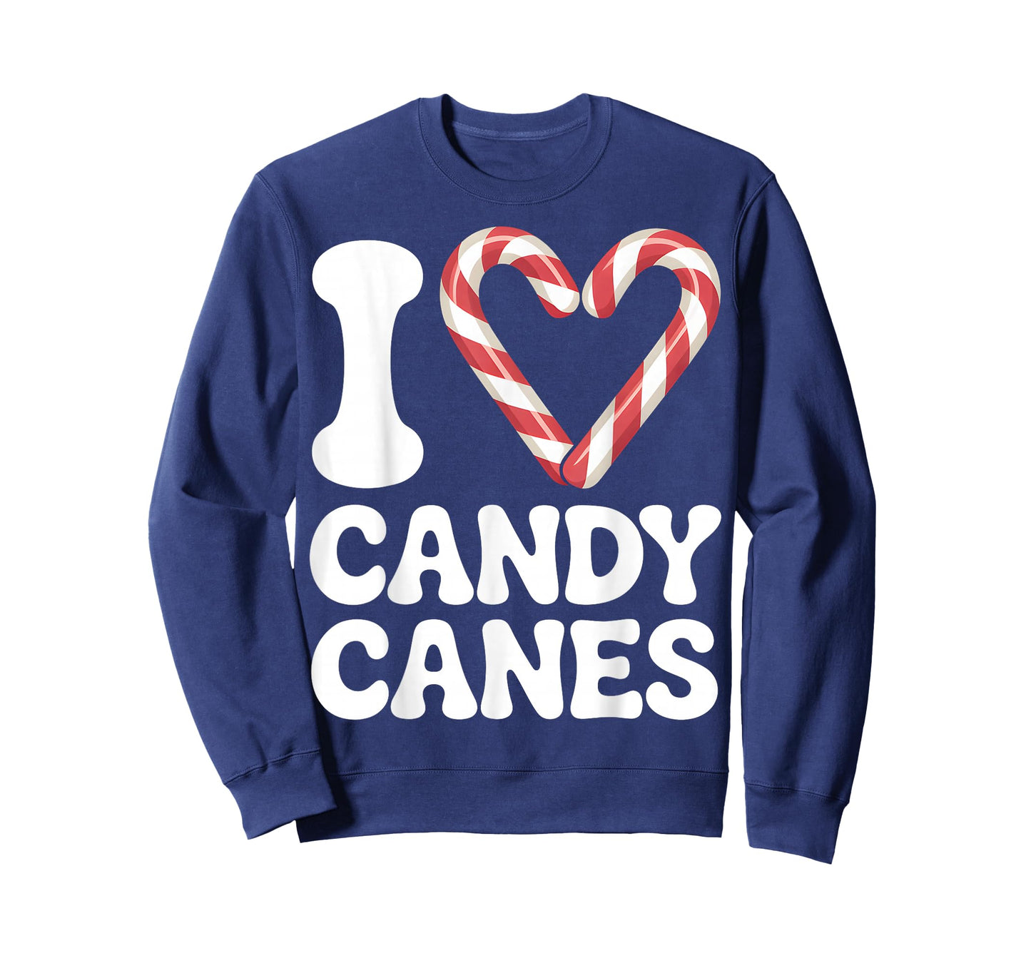 I Love Candy Canes Cute Christmas Holiday T-Shirt