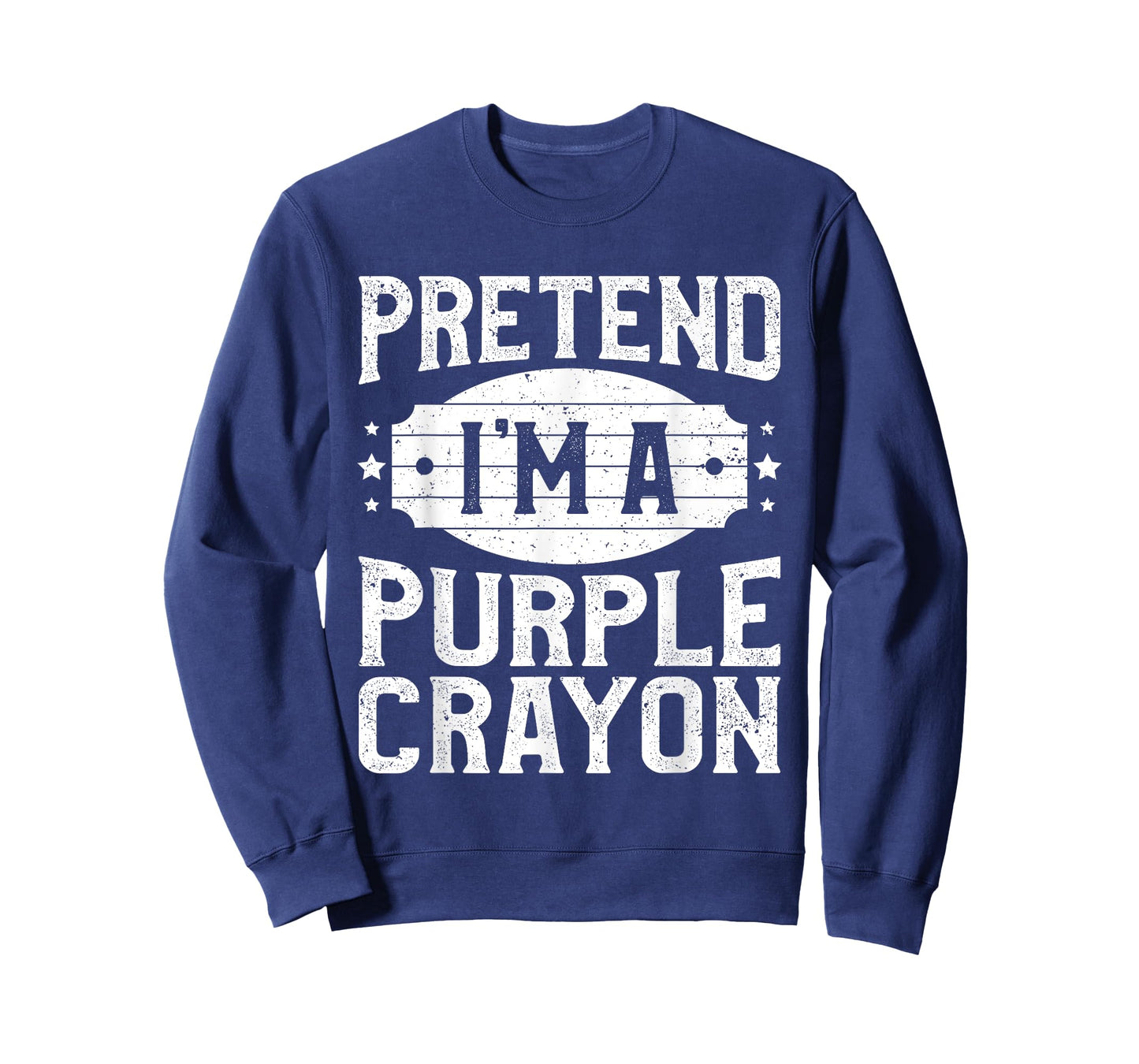 Pretend I'm A Purple Crayon Matching Costume Halloween Party T-Shirt
