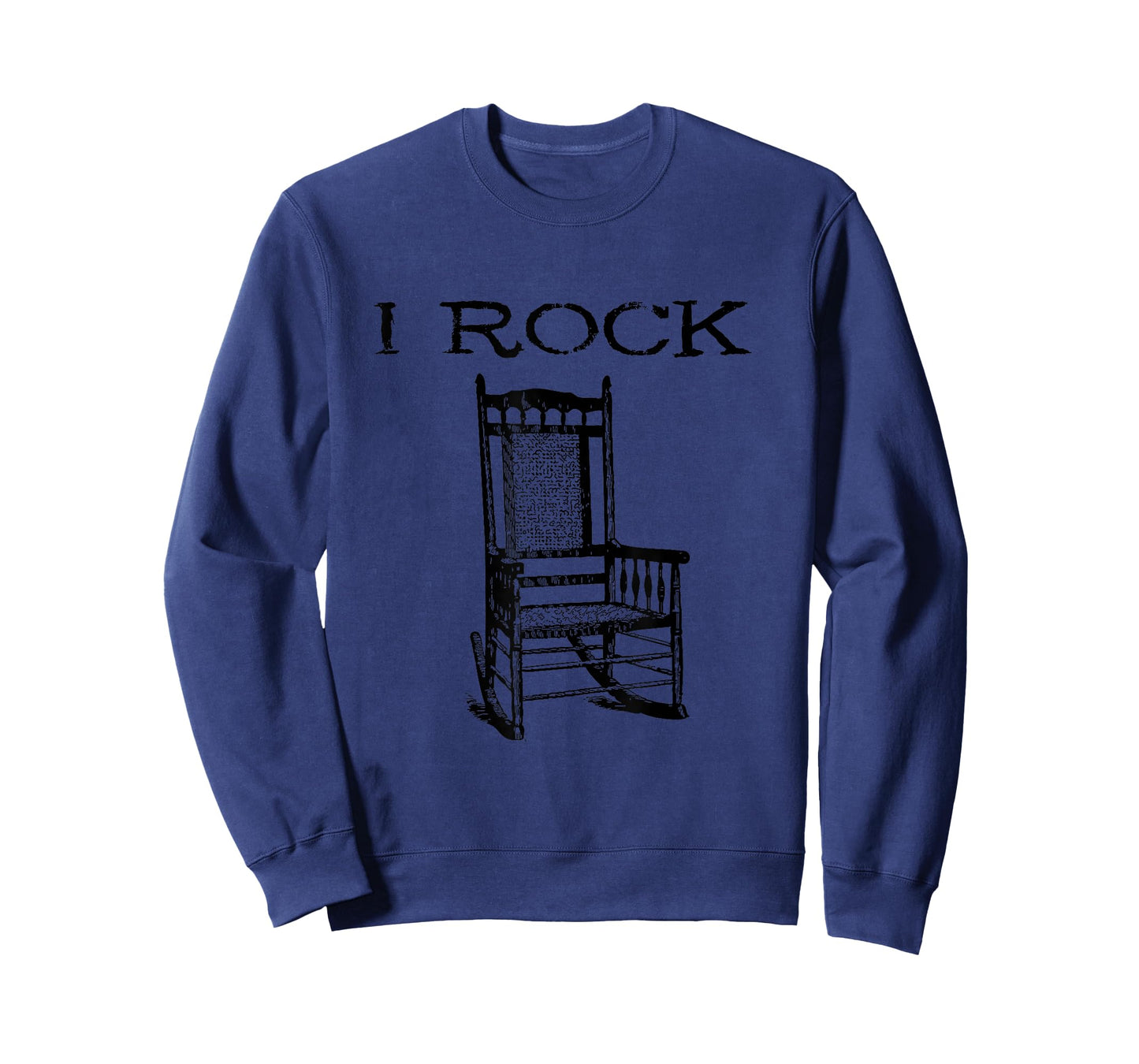 I Rock Rocking Chair T-Shirt Funny Drummer Guitar Gift T-Shirt