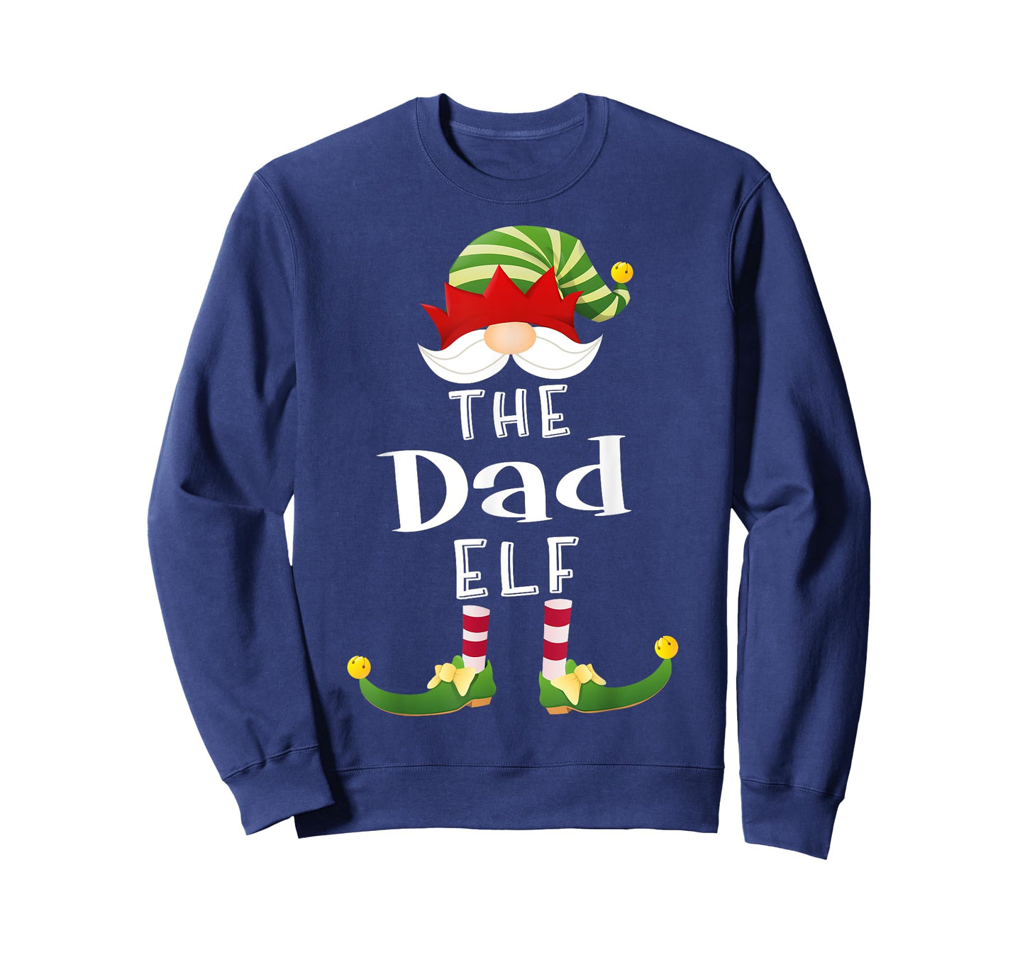 Dad Elf Group Christmas Funny Pajama Party T-Shirt