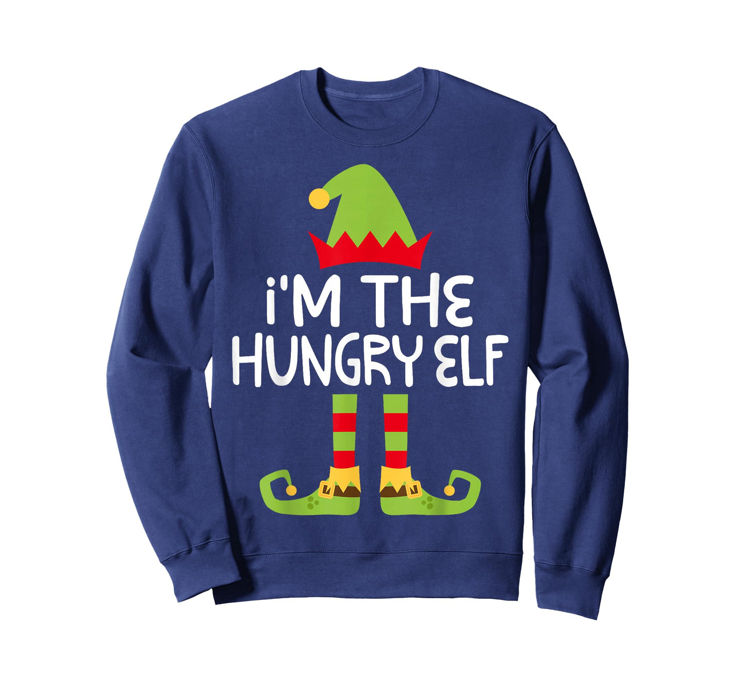 I'm The Hungry Elf Shirt Adult Kids Matching Christmas Elf T-Shirt