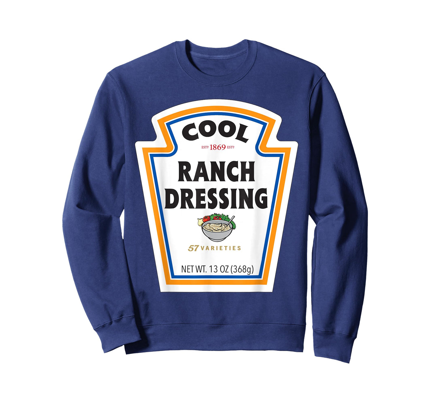 Cool Ranch Dressing Bottle Label Funny Halloween Costume T-Shirt