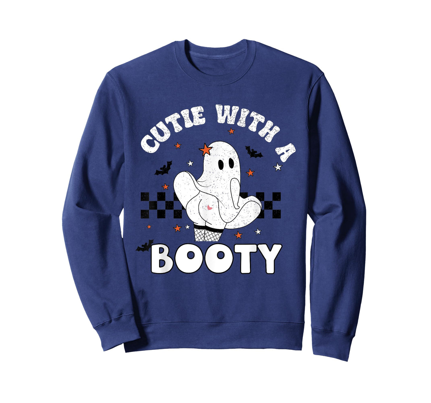 Halloween Cheeky Ghost Cutie With A Booty Sexy Adult Costume T-Shirt