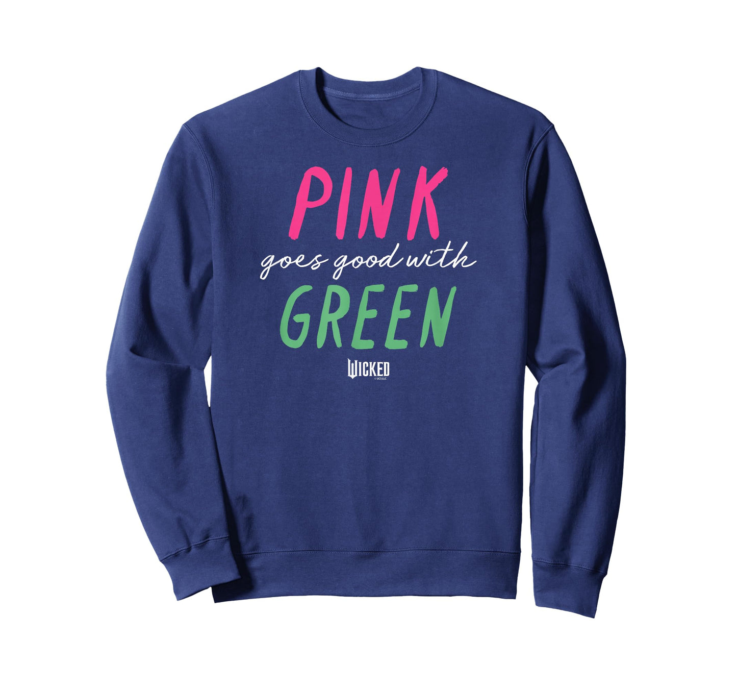 Wicked Pink Goes Good with Green T-Shirt