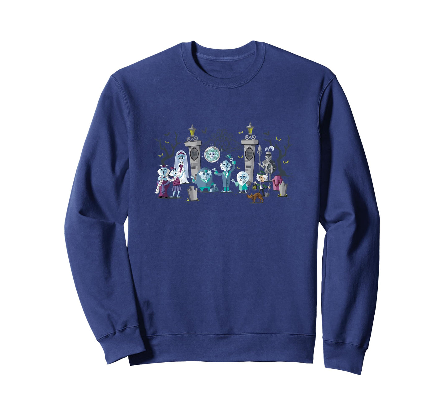 The Haunted Mansion Iconic Characters At Mansion's Entrance T-Shirt