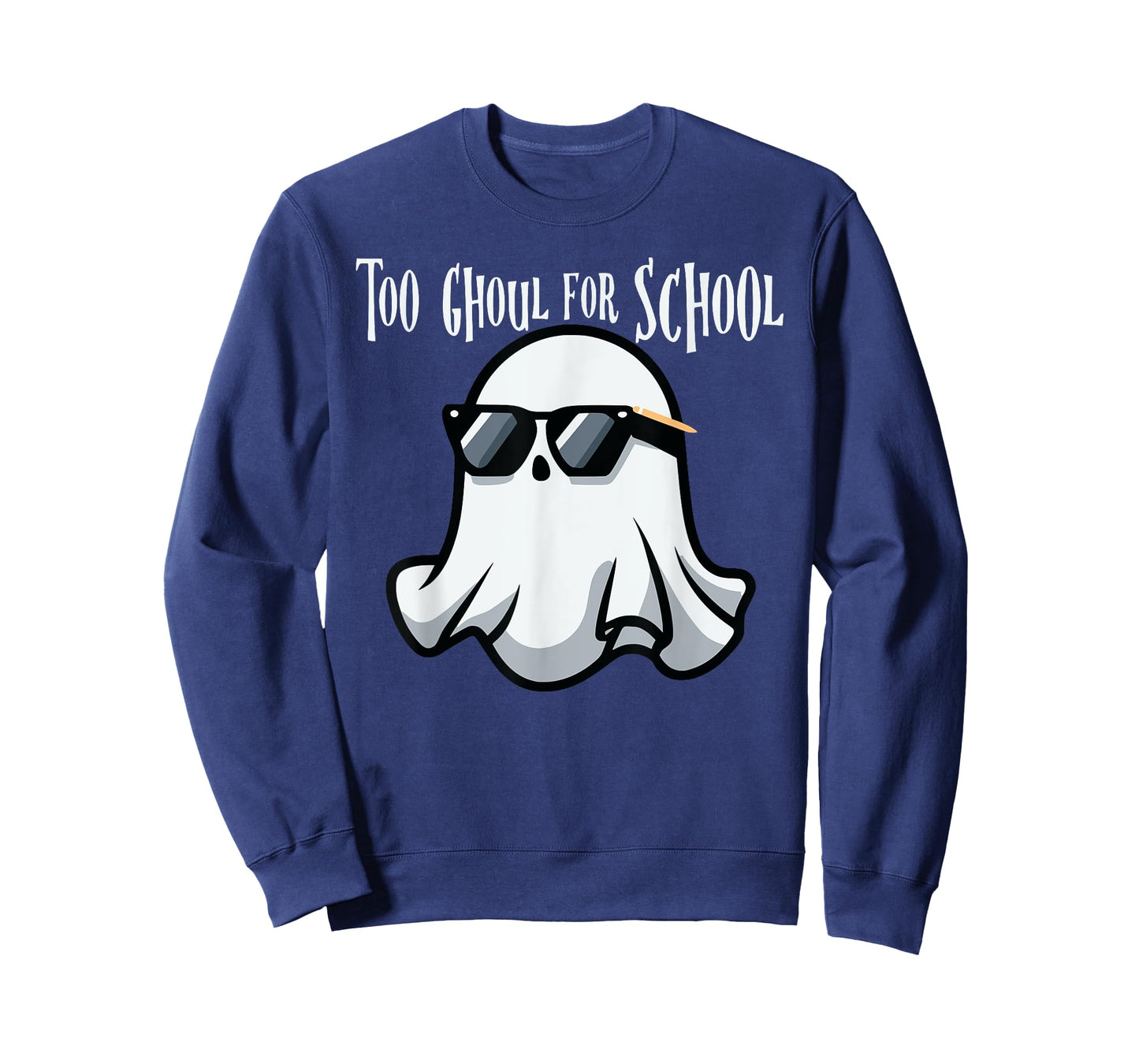 TOO GHOUL FOR SCHOOL Funny Halloween Kids Ghost T-Shirt