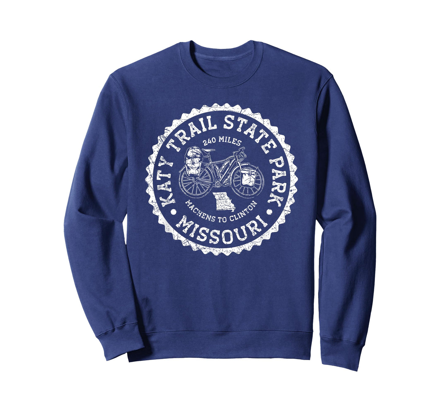 Katy Trail State Park Missouri Cycling Bicycle Biking T-Shirt