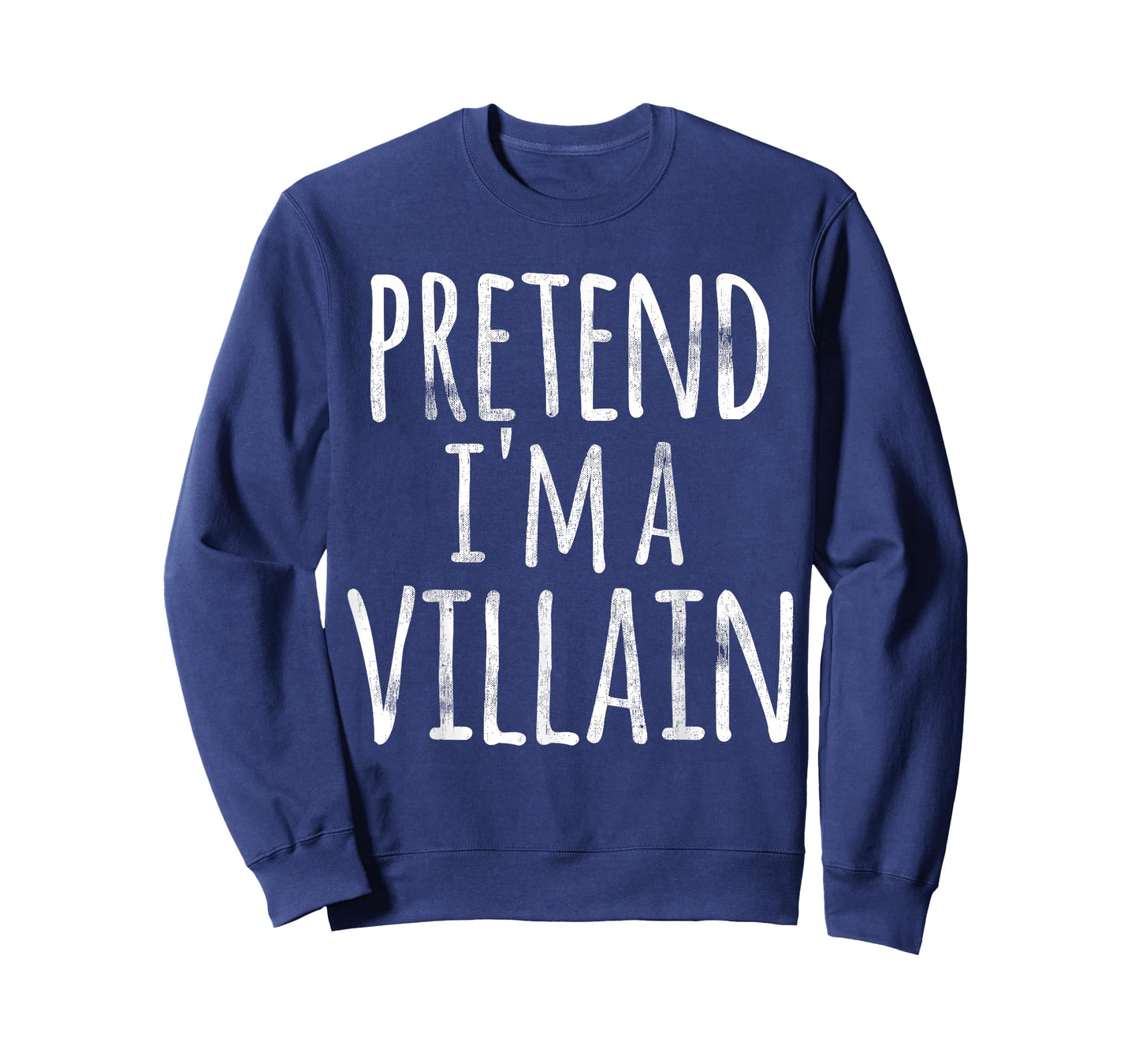 Funny Easy Lazy Halloween PRETEND I'M A VILLAIN COSTUME T-Shirt