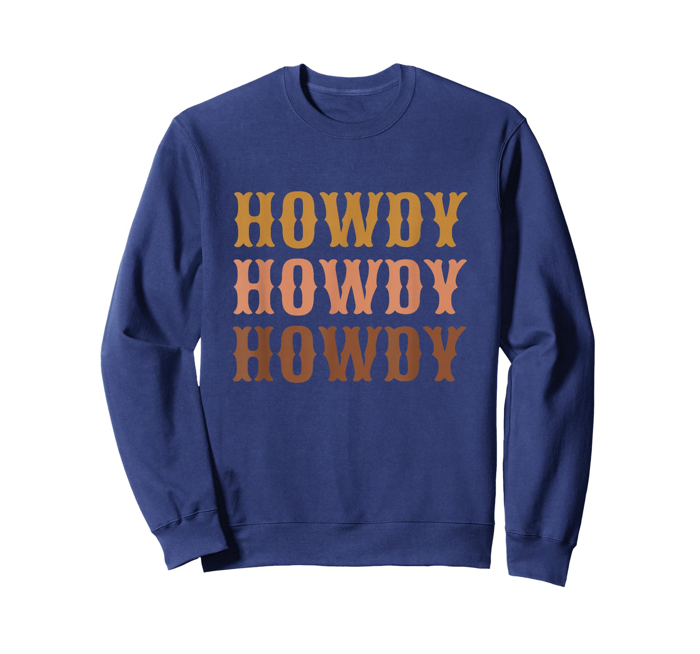 Vintage Brown Howdy Rodeo Western Country Texas Lover Gifts T-Shirt