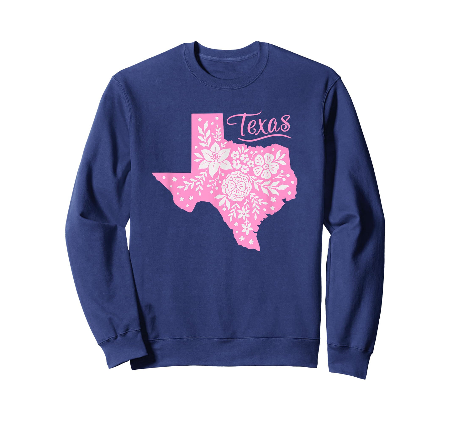 TEXAS Flower Floral Home State Texan Design T-Shirt