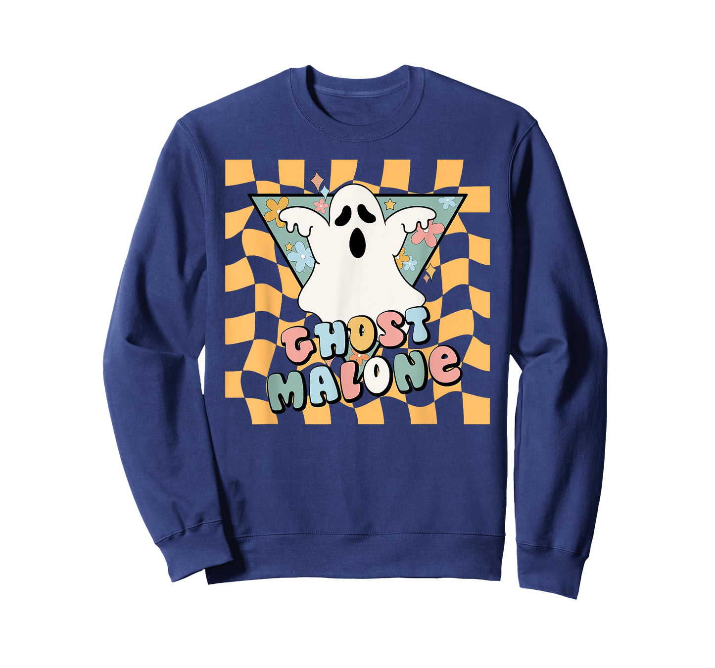 Halloween Cute Ghost Malone Parody Post Cool Hip Hop Joke T-Shirt