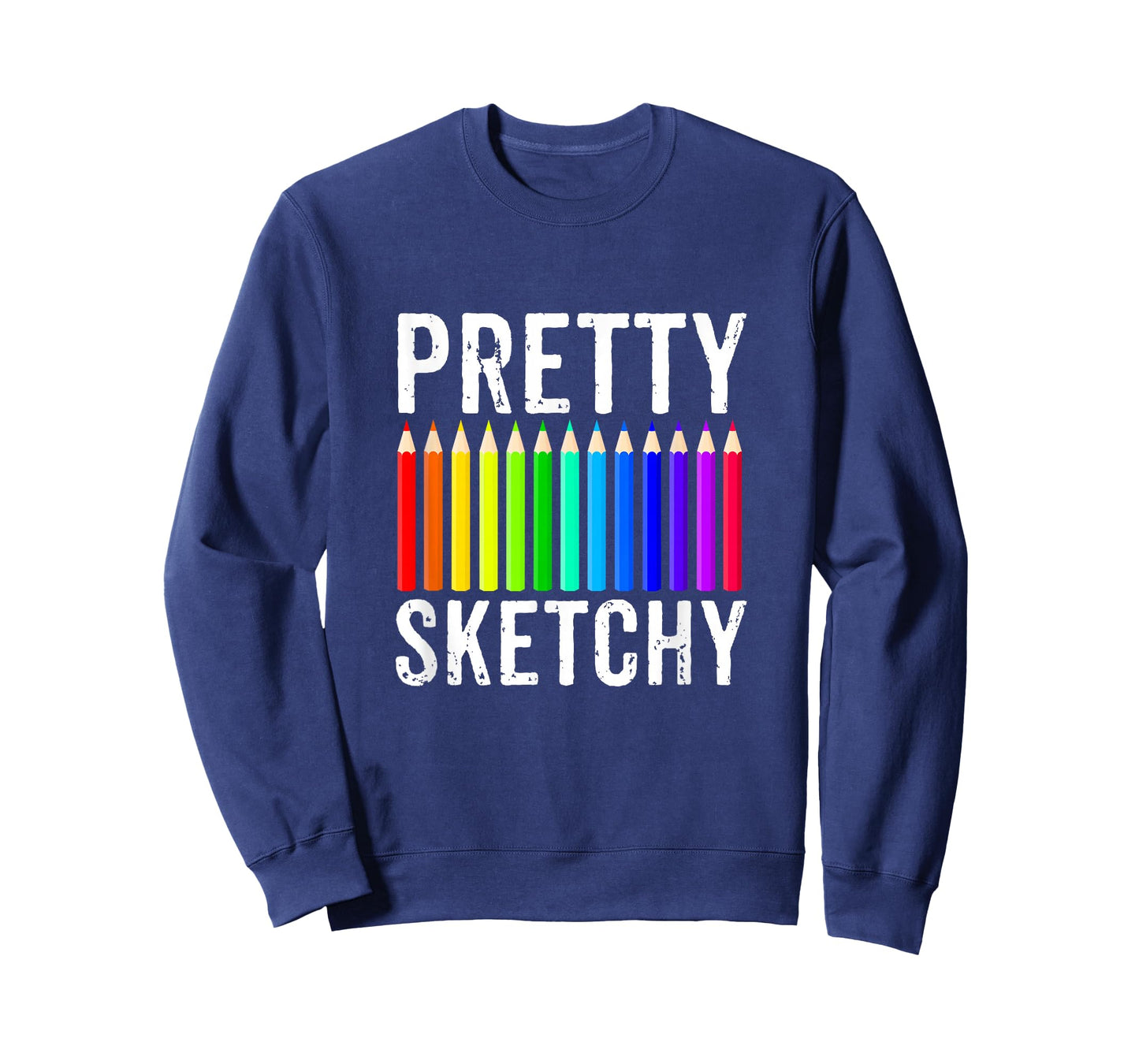 Colored Pencils I Love Art Crafty Apparel Co. Unisex-Adults, Unisex-Kids Art-themed T-Shirt Black Short Sleeve Classic Fit Crew Neck T-Shirt Small
