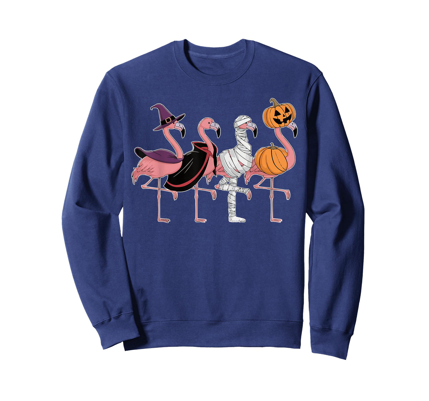 Flamingo Halloween Spooky Wading Bird Scary Trick Or Treat T-Shirt