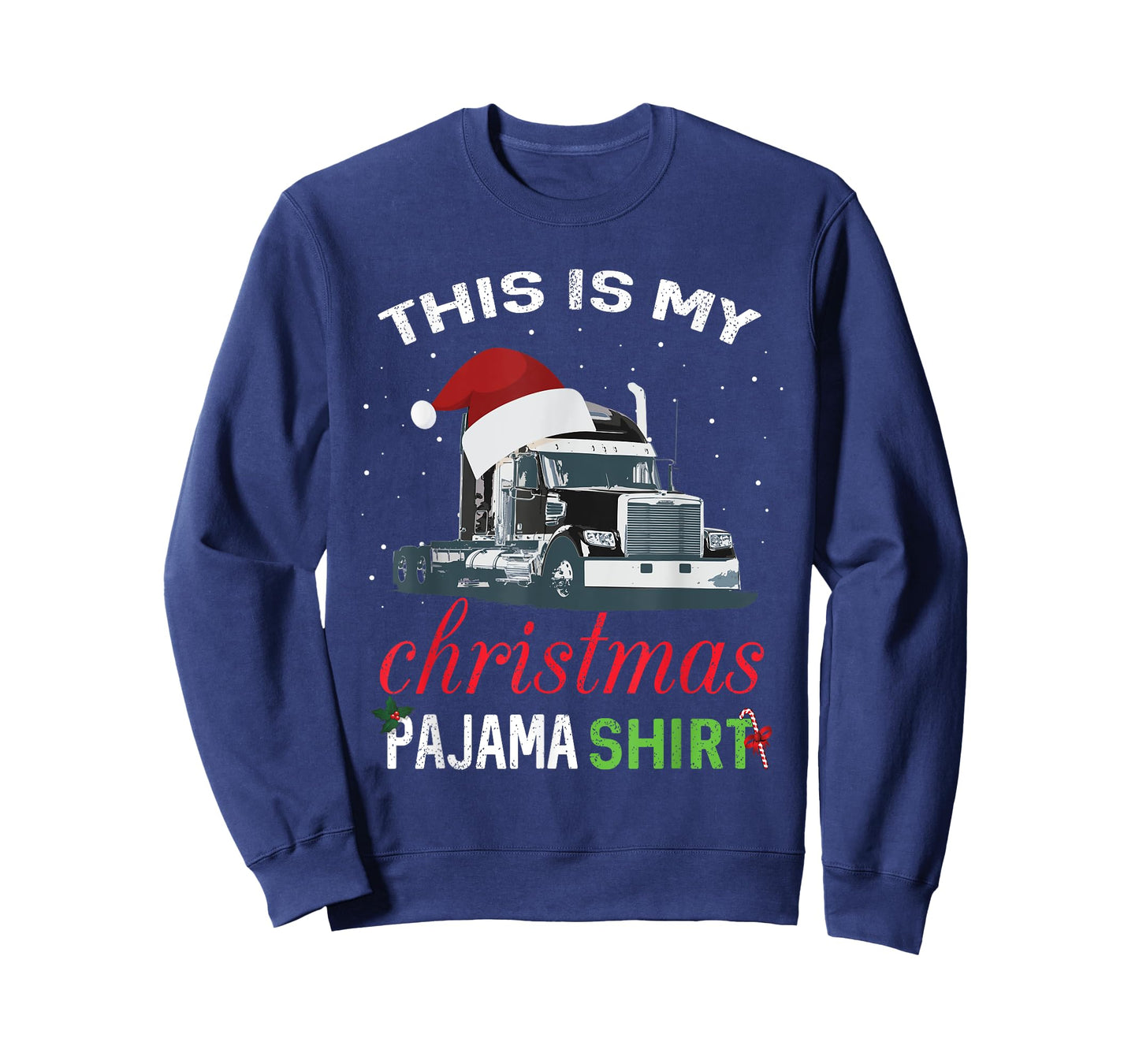 This is My Christmas Pajama Truck Driver Xmas Gift T-Shirt