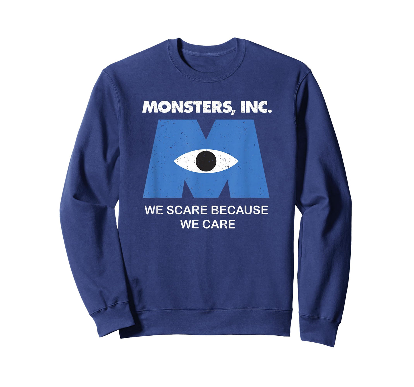 Disney Pixar Monsters, Inc. We Scare Because We Care Vintage T-Shirt