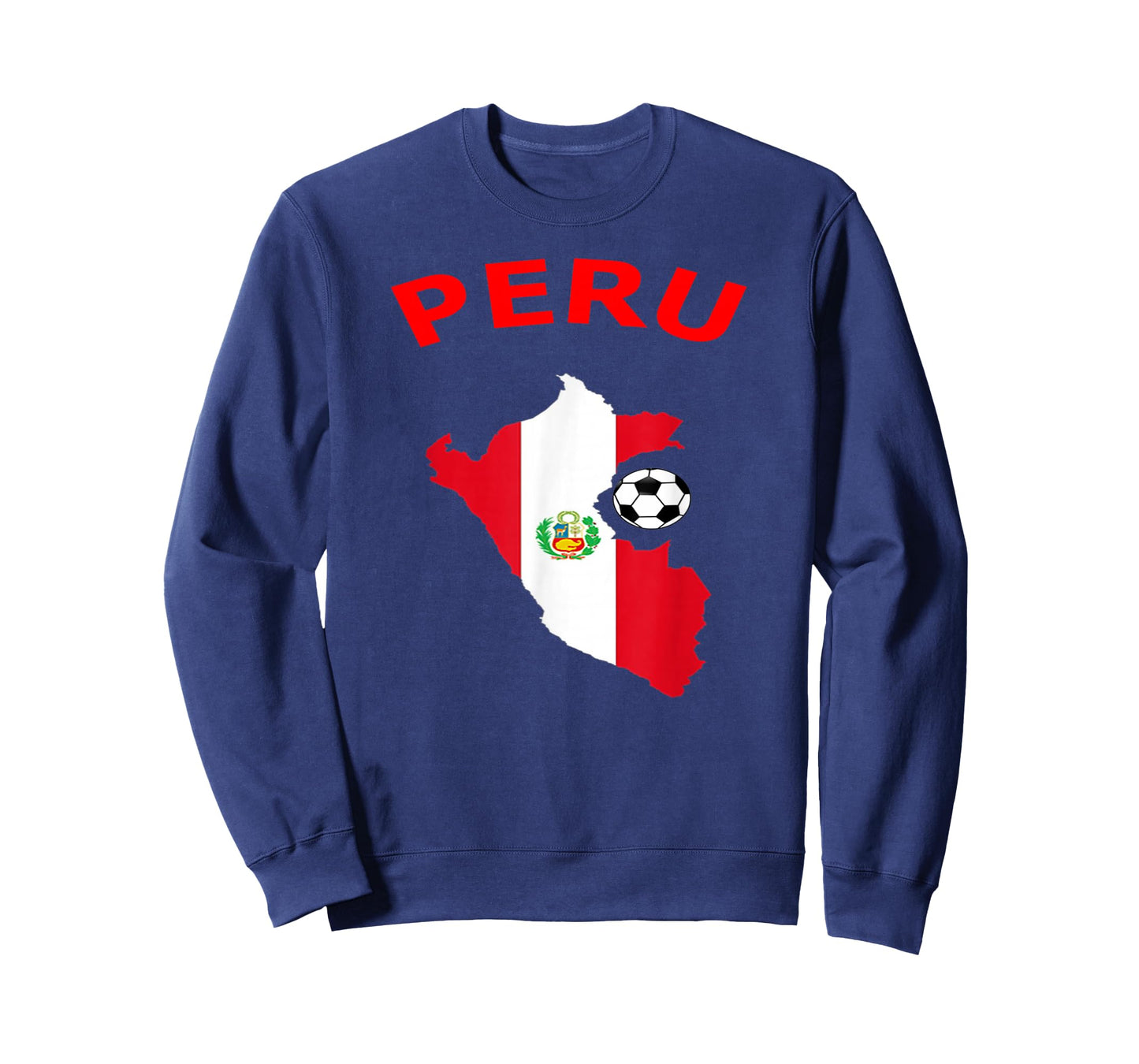 Peru Jersey Flag-Soccer Ball-Football T Shirt T-Shirt