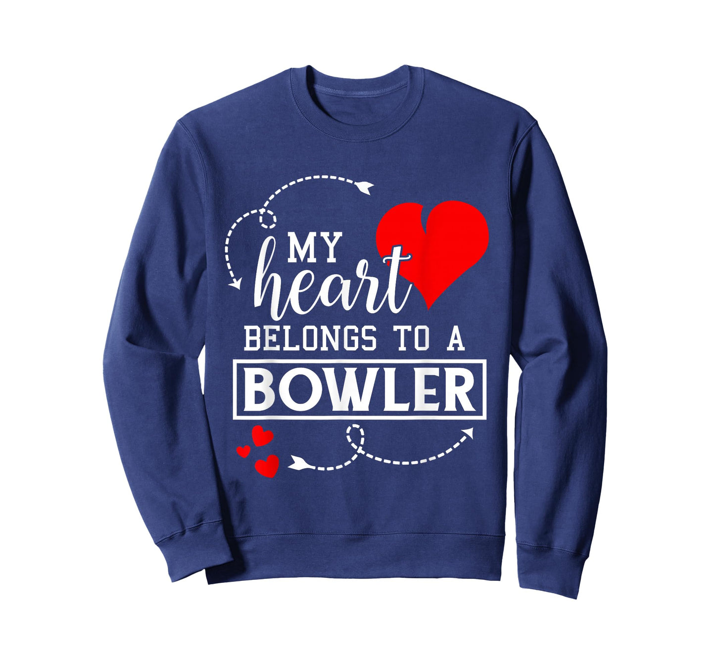 I Love My Bowler Husband Wife Gifts Valentines Day Shirt T-Shirt
