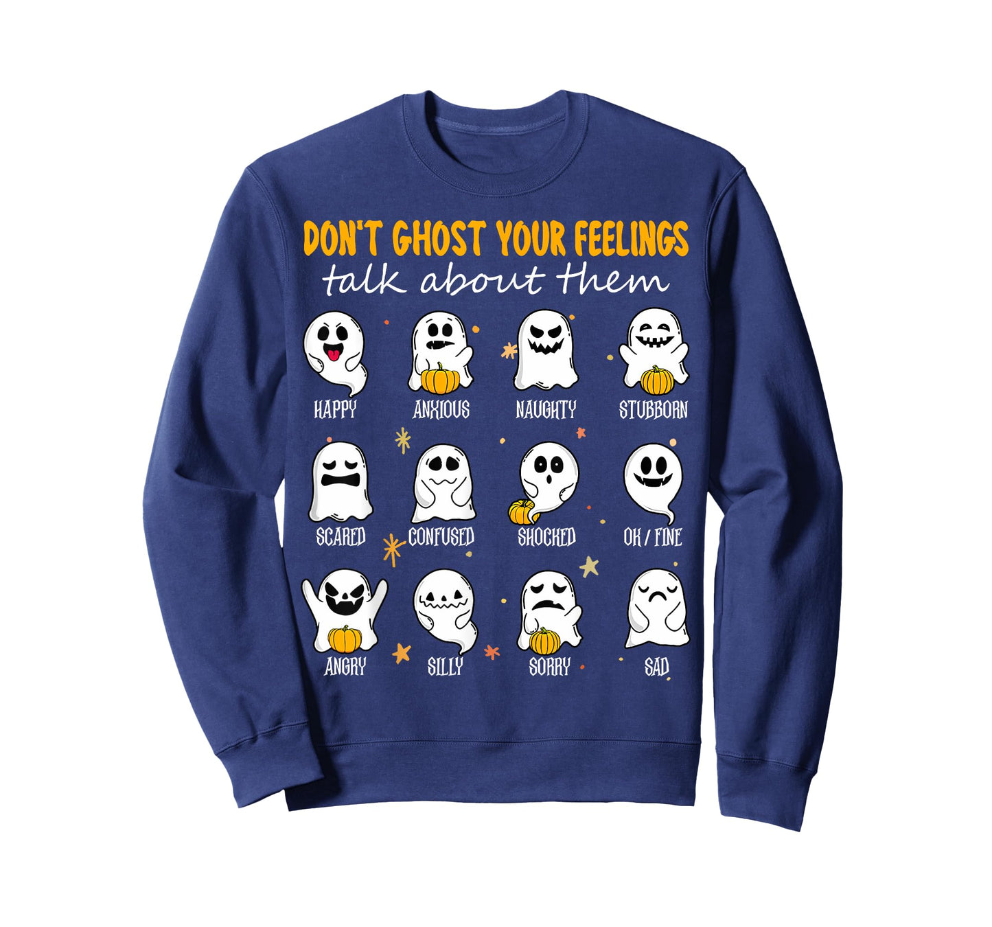 Halloween School Counselor Don't Ghost Your Feeling Teacher T-Shirt