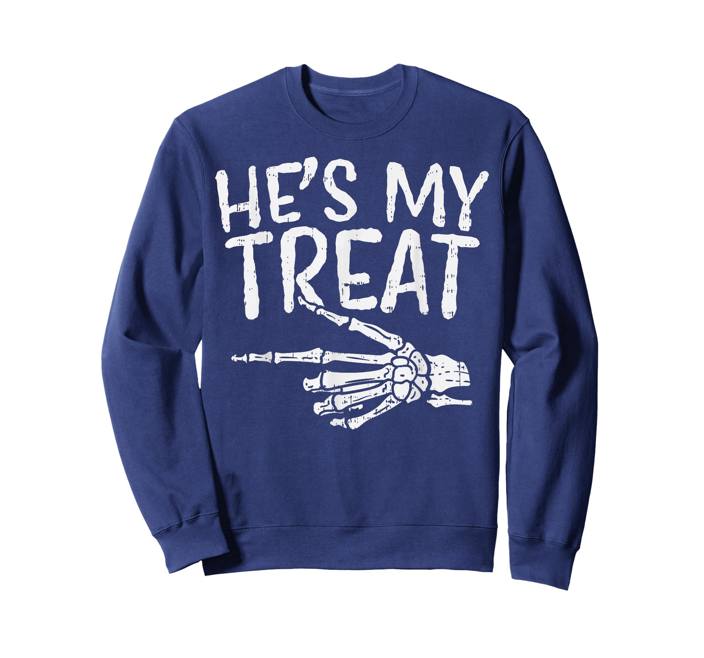 Hes My Treat Skeleton Matching Couple Halloween Costume Hers T-Shirt