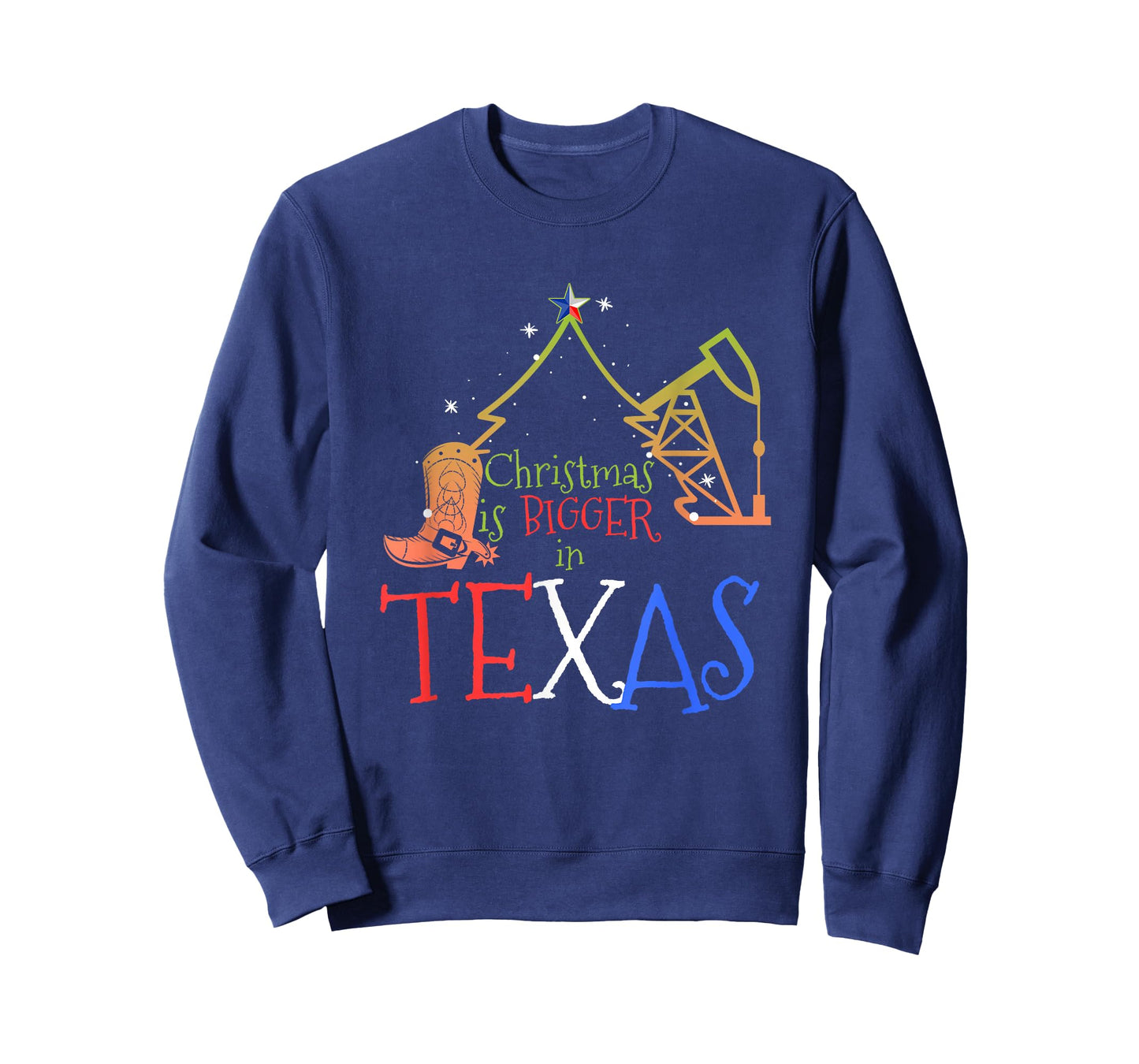 Xmas Texan Gifts Christmas is Bigger in Texas T-Shirt