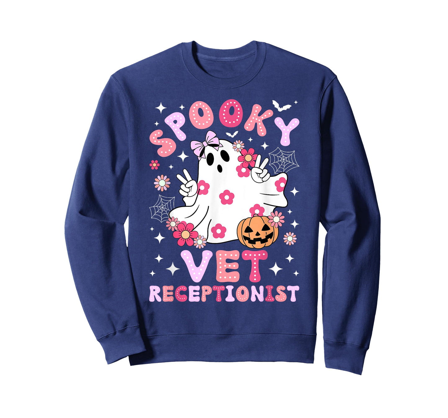 Spooky Vet Receptionist Halloween Veterinarian Receptionist T-Shirt