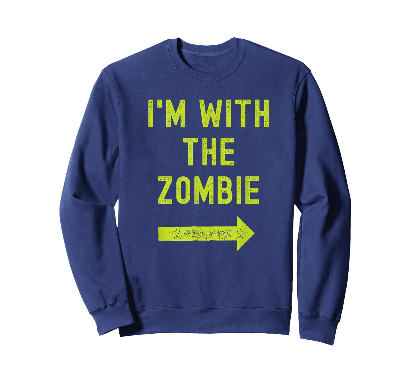 Funny I'm with the Zombie Easy Couples Halloween Costume T-Shirt