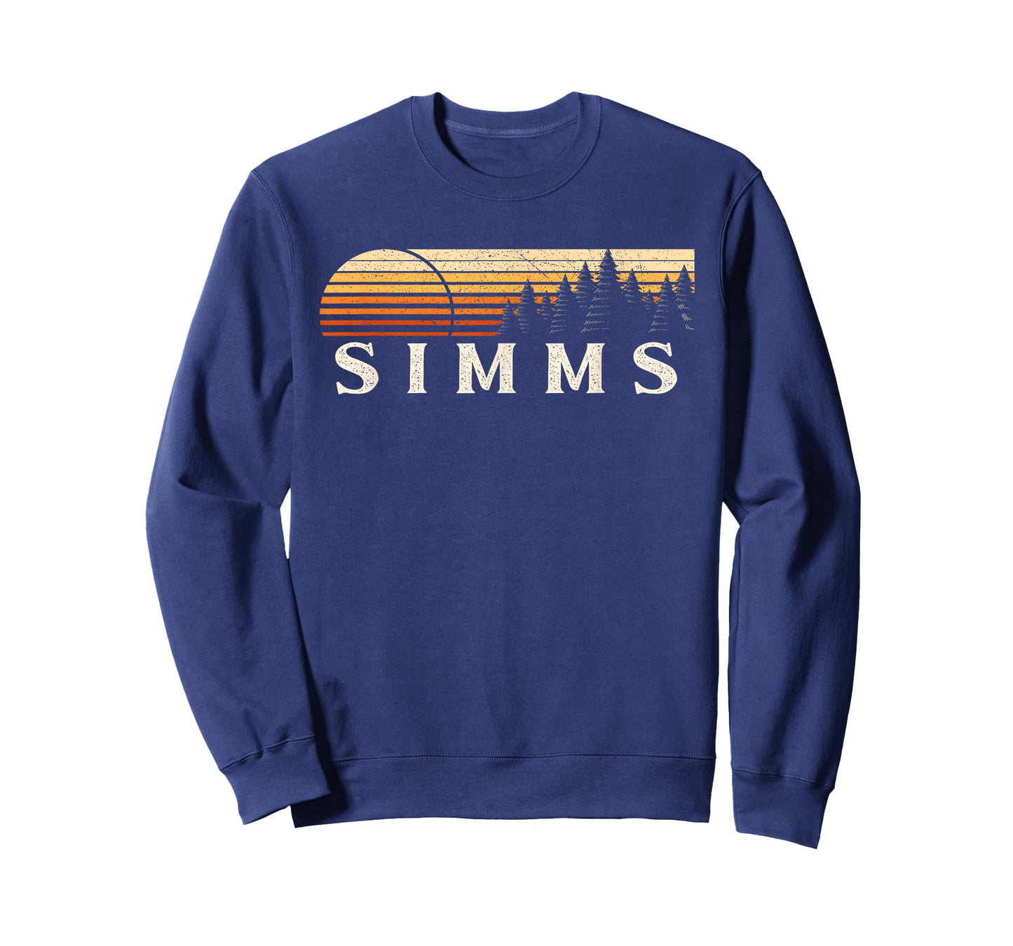 Simms, TX Vintage Evergreen Sunset Eighties Retro T-Shirt