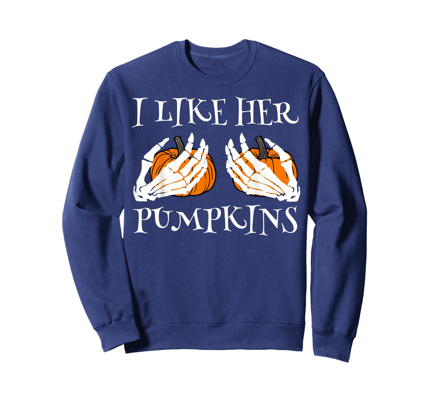 I Like His Broomstick I Like Her Pumpkins Halloween Couples T-Shirt