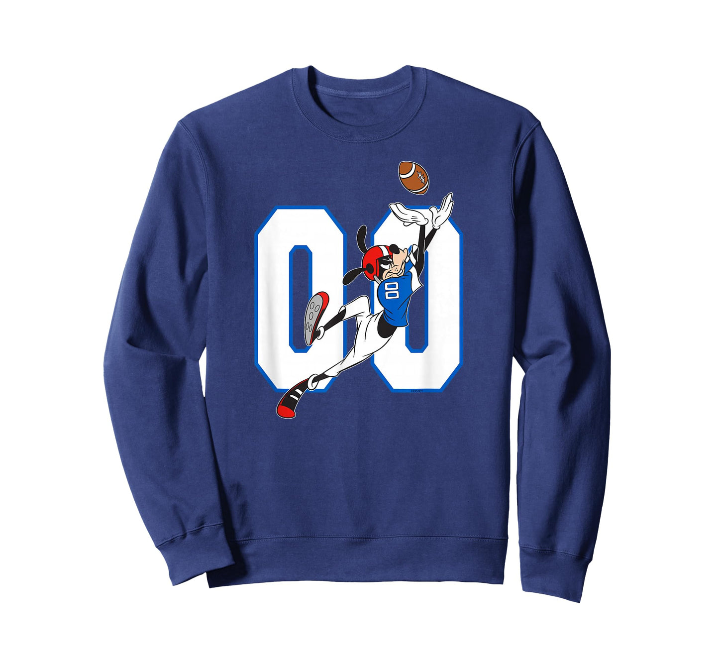 Disney Goofy #00 Football Catch Sports T-Shirt
