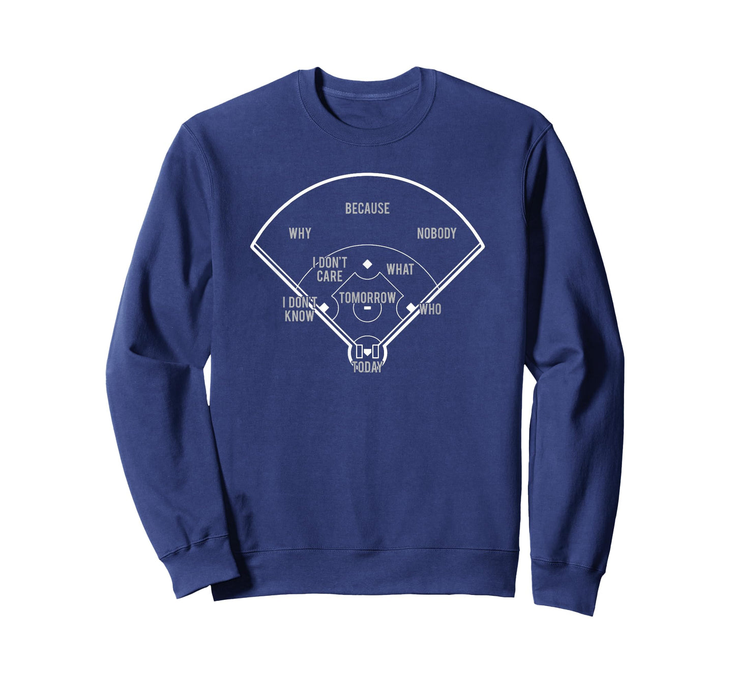 Who's On First Baseball Reference T-Shirt