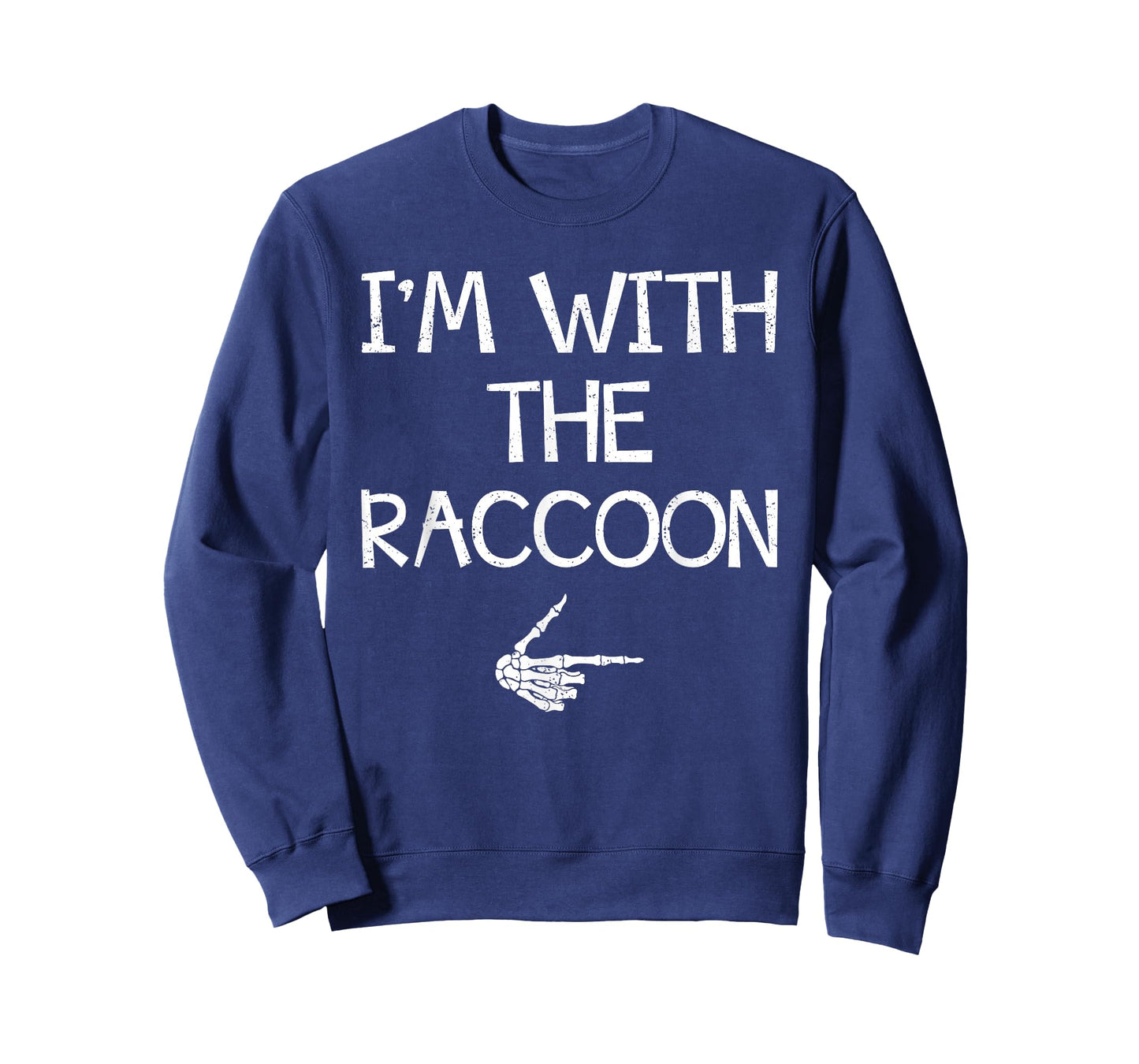 I'm With The Raccoon Easy Halloween Costume Couples Matching T-Shirt