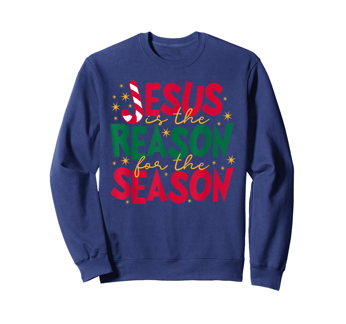 Jesus is the Reason for the Season - Candy Cane "J" T-Shirt