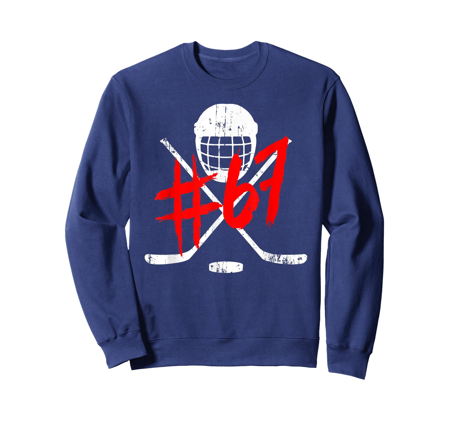 Vintage Hockey 67 Jersey Number T-Shirt