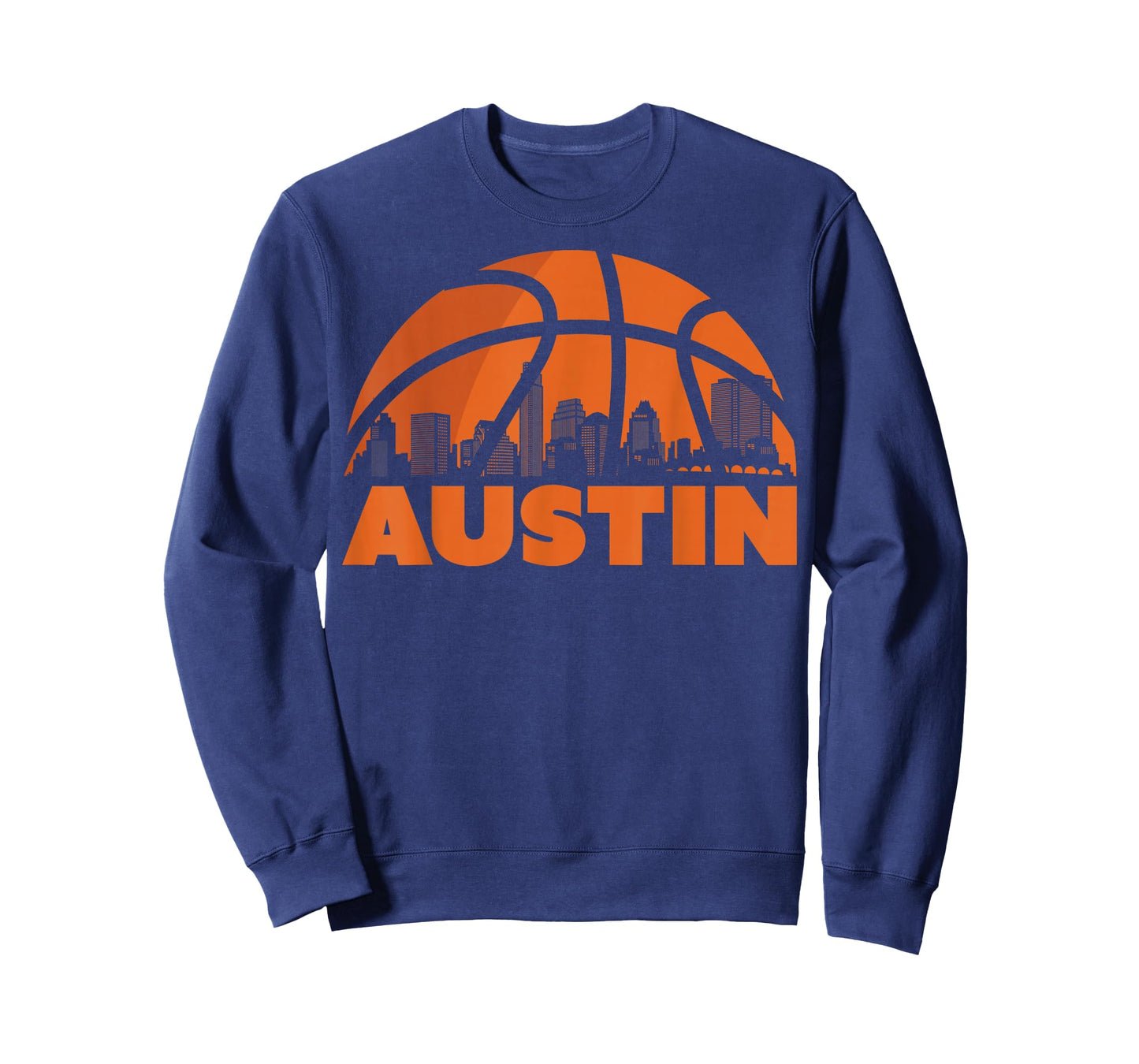 Austin City Skyline Texas Basketball Fan Jersey T-Shirt