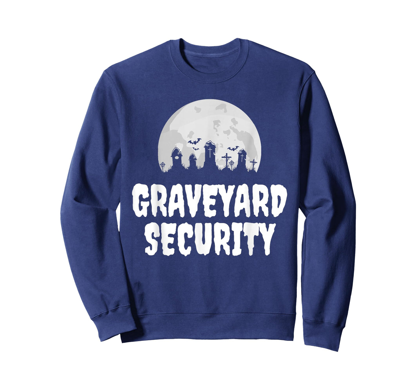 Halloween Graveyard Security Funny Zero Effort Lazy Costume T-Shirt