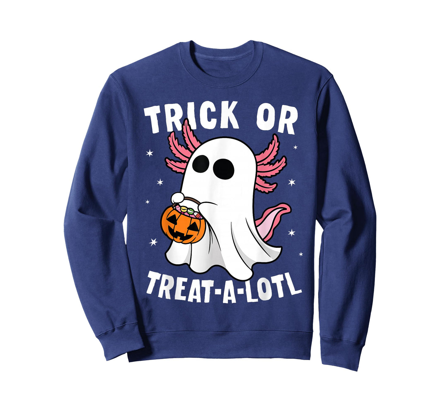 Trick or Treat A Lotl Axolotl Halloween Costume Toddler Kids T-Shirt