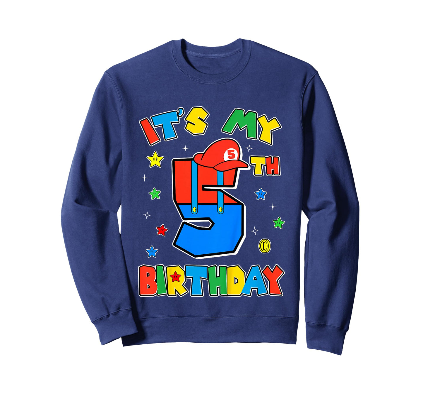 Kids 5th Birthday Boy Super Gamer Gaming Theme B-day Party Boys T-Shirt