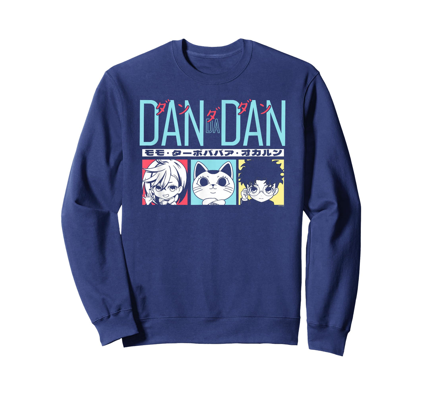 Dan Da Dan Chibi Character Frames Pastel Anime T-Shirt