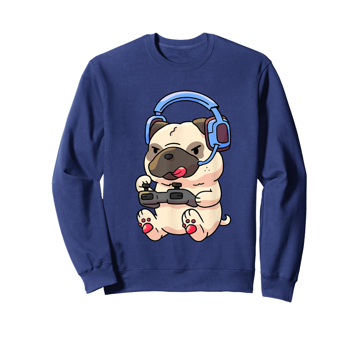 Gamer Pug Gaming Pugs Video Game Gift T-Shirt Small