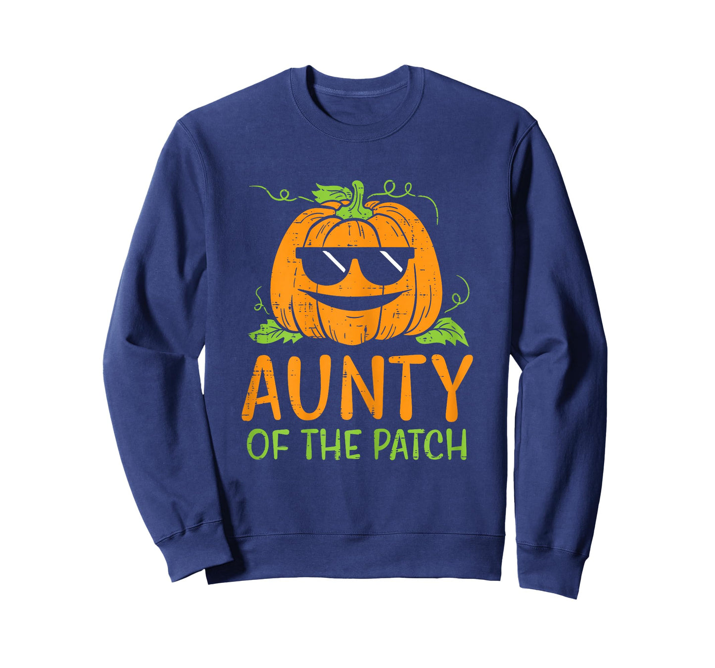 Pumpkin Aunty Of Patch Halloween Family Aunt Auntie Women T-Shirt